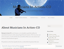 Tablet Screenshot of musiciansinaction.org